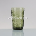 Green Solid color glass tumbler Drinking Glasses